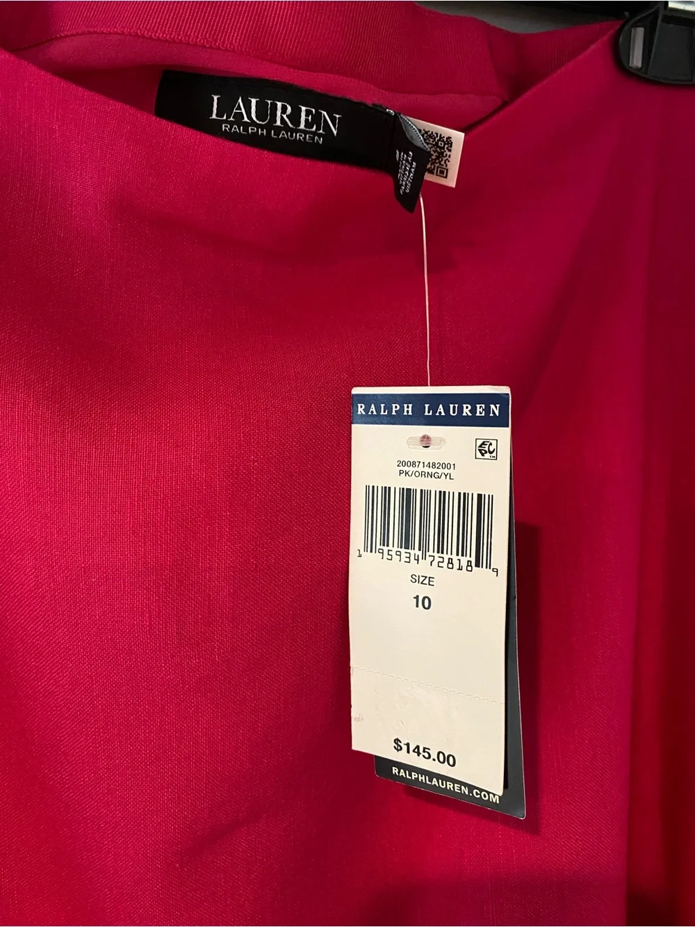 Ralph Lauren Ombré Midi Skirt — Pink to Yellow